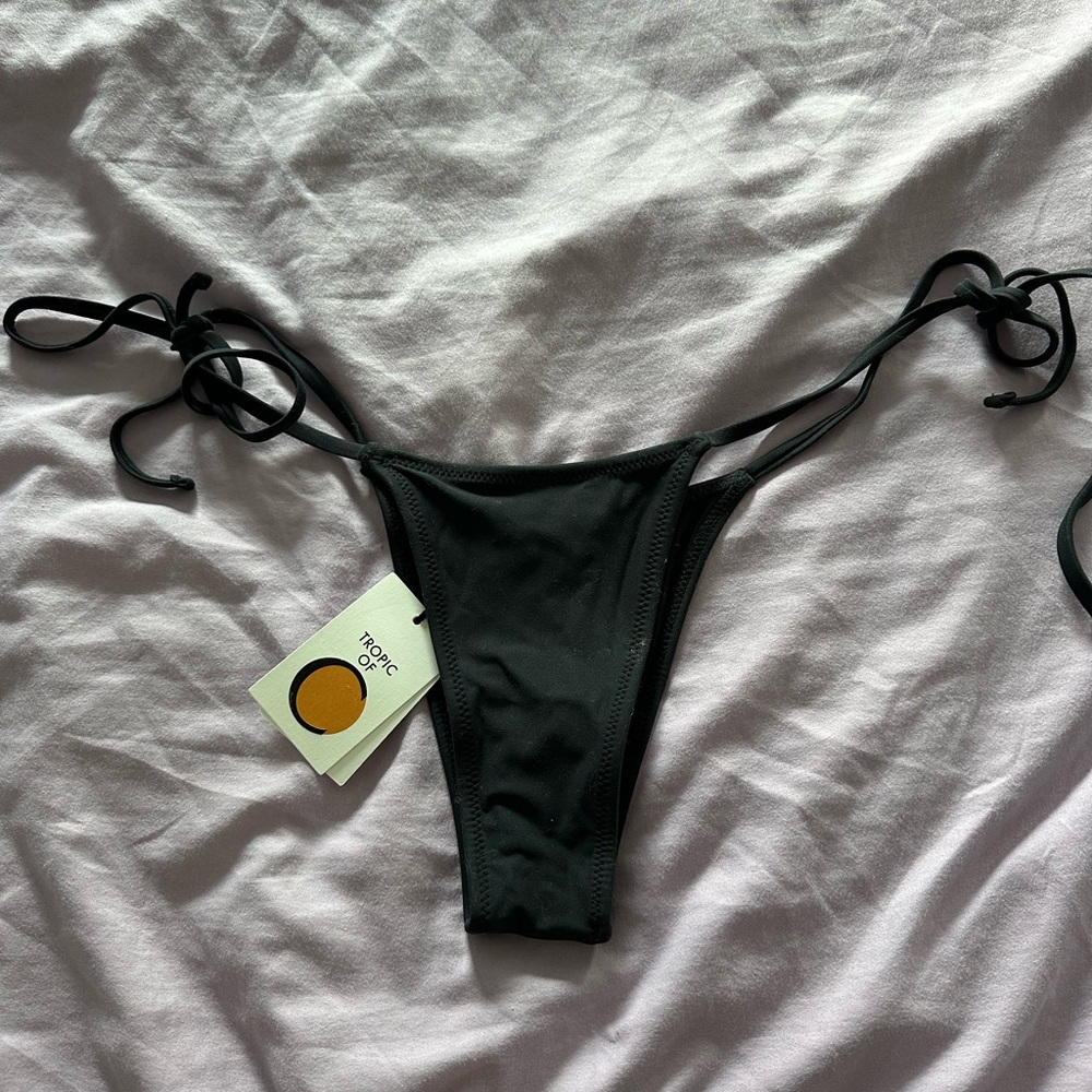 TROPIC OF C PRAIA BLACK BIKINI BOTTOM